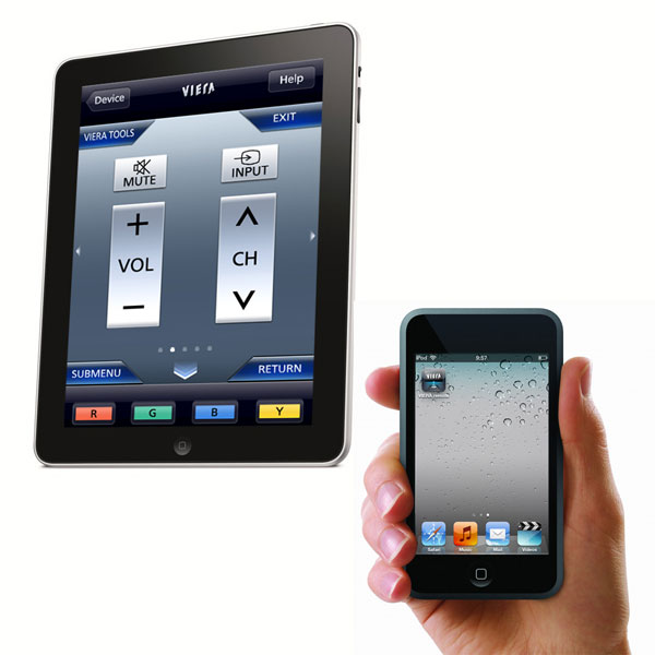 VIERA Remote para iPhone, iPod y iPad, aplicación de Panasonic para controlar sus televisores
