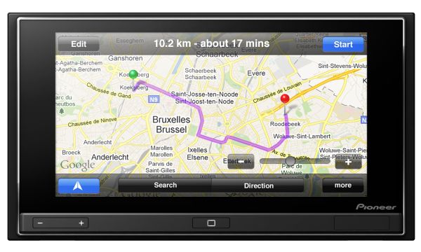 Pioneer AppRadio, permite integrar contenidos del iPhone 4 en el navegador del coche