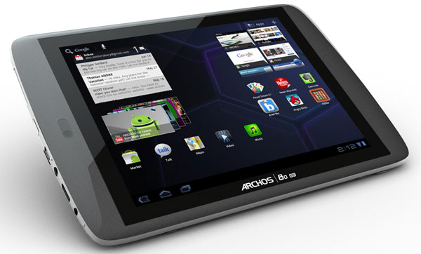 Archos 80 G9, nueva tableta de Archos con Android Honeycomb
