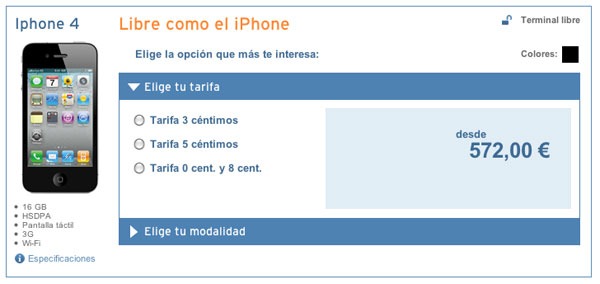iPhone 4 libre, cómo conseguir el iPhone 4 libre con Simyo por 572 euros