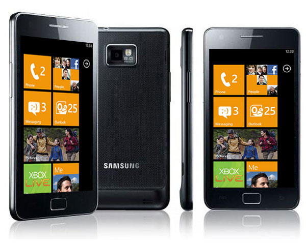 Samsung Galaxy S II, ahora una versión para Windows Phone 7