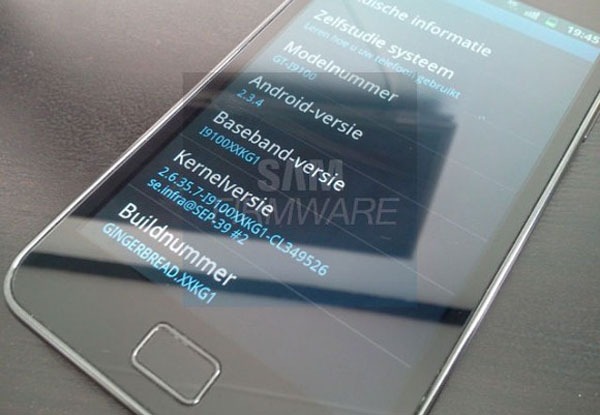 Samsung Galaxy S II, ya disponible la actualización a Android 2.3.4 Gingerbread