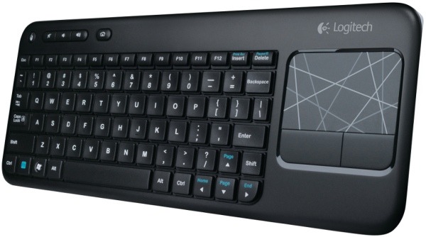 Logitech Wireless Touch Keyboard K400, teclado inalámbrico con touchpad