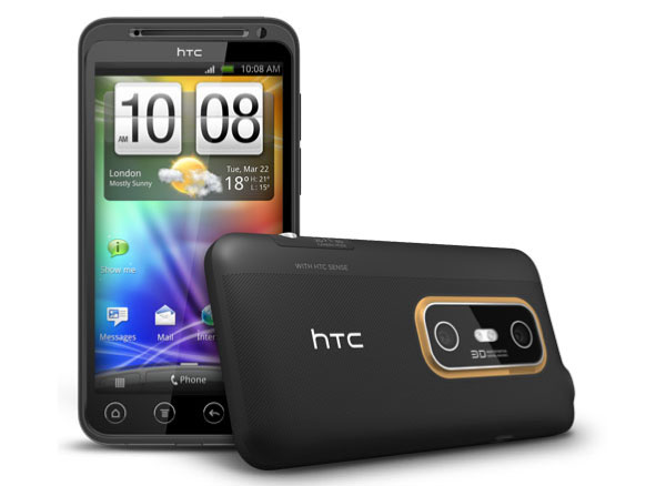 HTC Evo 3D, disponible gratis con Vodafone
