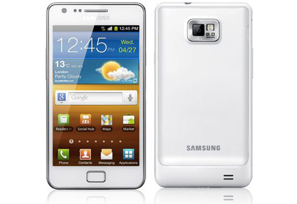 Ya está disponible el Samsung Galaxy S II en color blanco