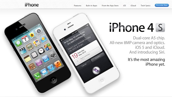 El iPhone 4S supera el millón de pedidos en 24 horas
