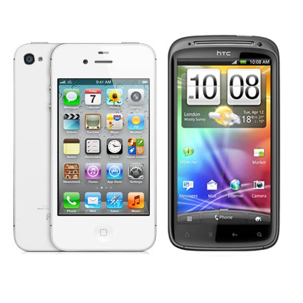 Comparativa: iPhone 4S vs HTC Sensation