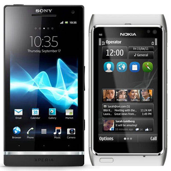 Comparativa: Sony Xperia S vs Nokia N8