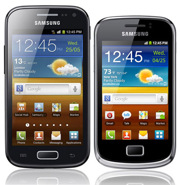 Los Samsung Galaxy Ace 2 y  Galaxy Mini 2 aterrizan en Europa