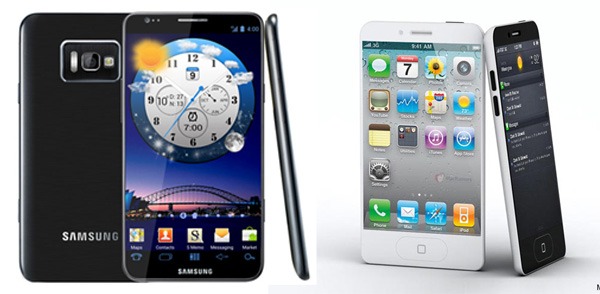 Comparativa, iPhone 5 vs Samsung Galaxy S3 (rumores)