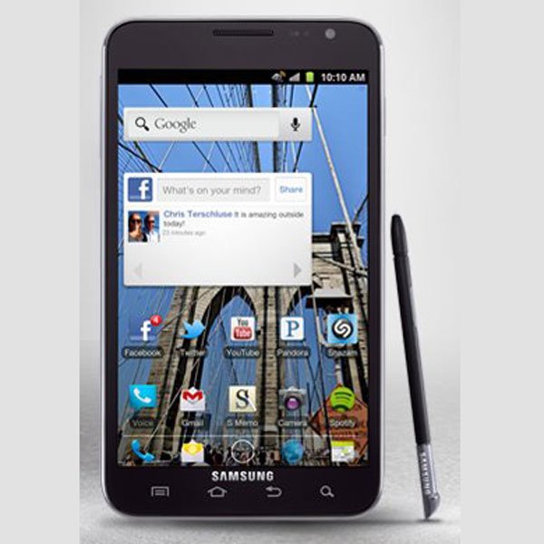 Aparece una imagen del Samsung Galaxy Note con Android 4.0