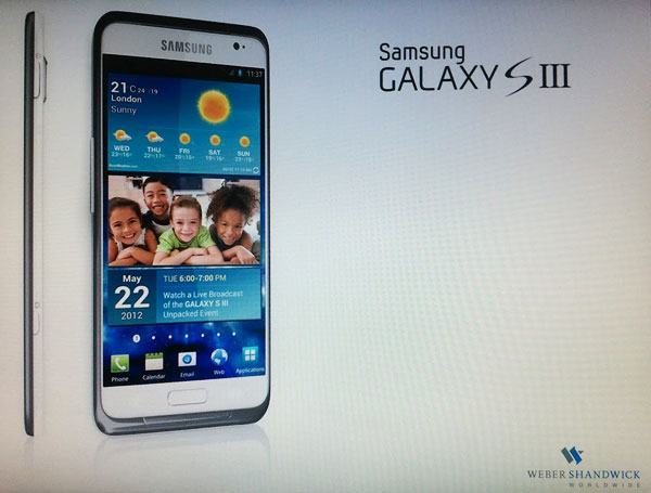 Samsung Galaxy S3, nueva imagen y datos sobre el procesador