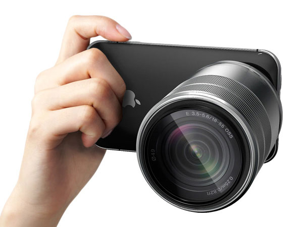 Nuevo concepto del iPhone 5 con lente DSLR