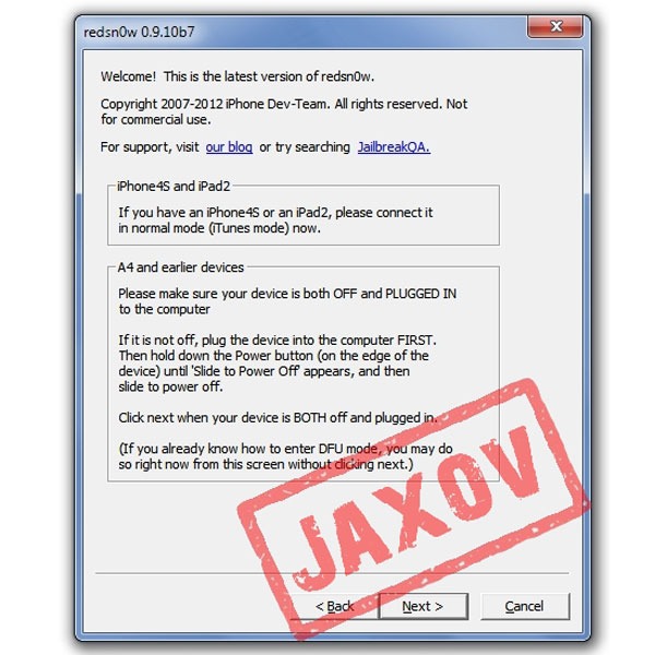 jailbreak iphone4s redsnow 01
