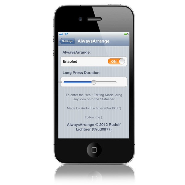 iphone cydia AlwaysArrange 03