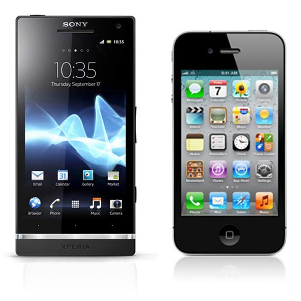 Comparativa: Sony Xperia S vs iPhone 4S