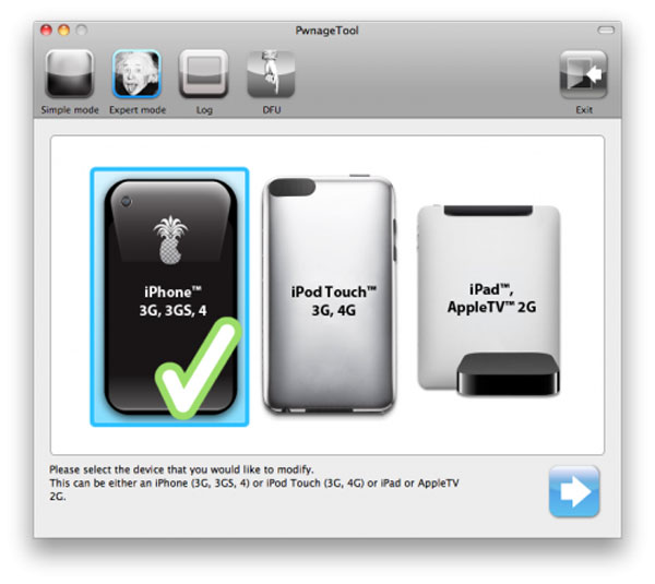 tutorial jailbreak511 pwnagetool 01