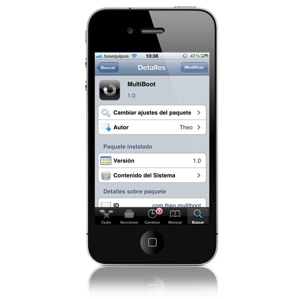 Multiboot, añade funciones al escritorio de tu iPhone con Jailbreak