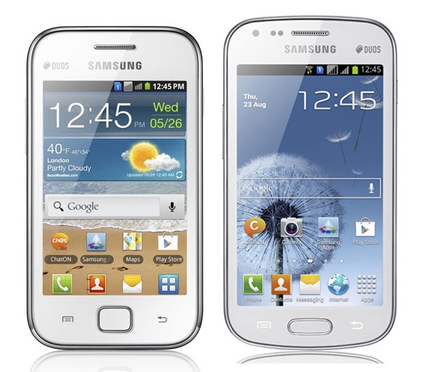 Comparativa: Samsung Galaxy S DUOS vs Samsung Galaxy Ace Duos
