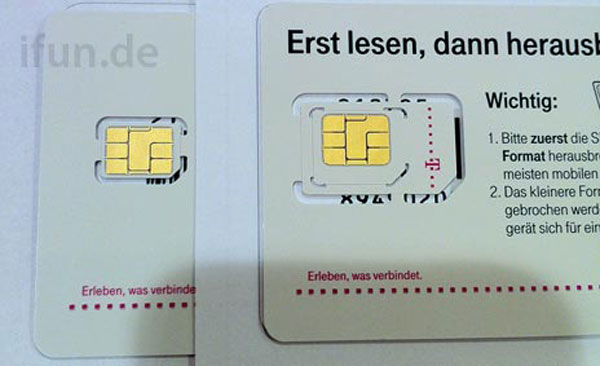 Los operadores ya preparan tarjetas NanoSIM para el iPhone 5
