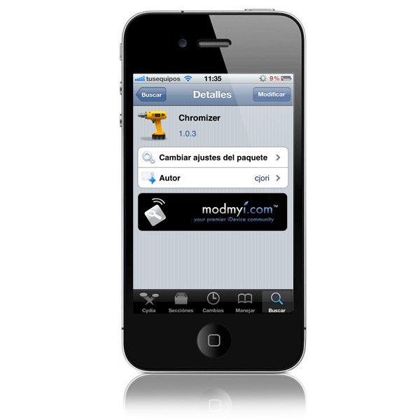 iPhone Jailbreak Chromizer 01