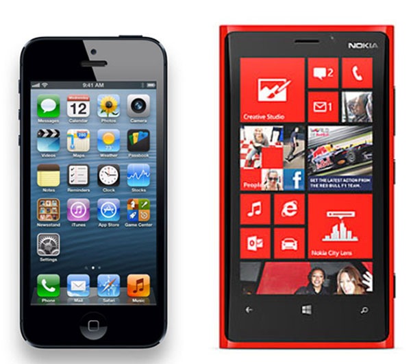 iPhone5 vs NokiaLumia920