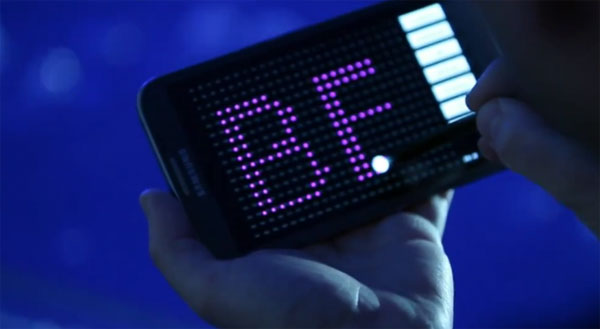 Controlan un sofisticado sistema con agua con el Samsung Galaxy Note 2