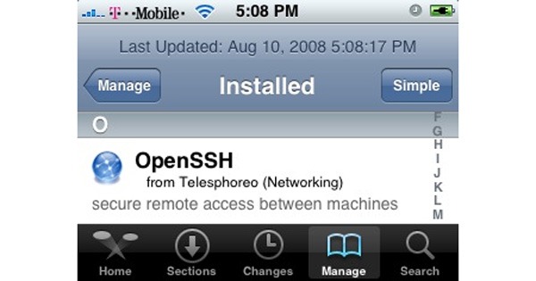 openssh jailbreak