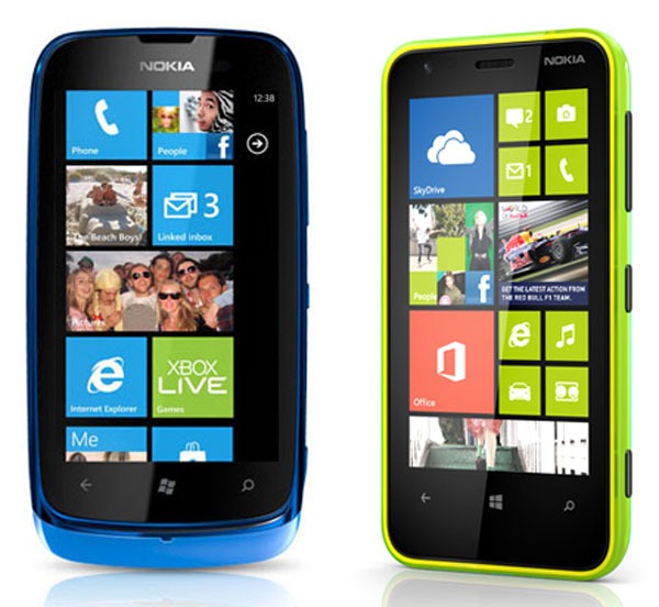 Comparativa Nokia Lumia 610 vs Nokia Lumia 620