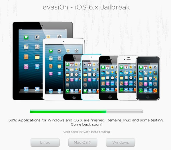 El Jailbreak de iOS 6.1 para iPhone y iPad es inminente y se llamará Evasi0n