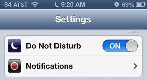 No Molestar iOS6 02