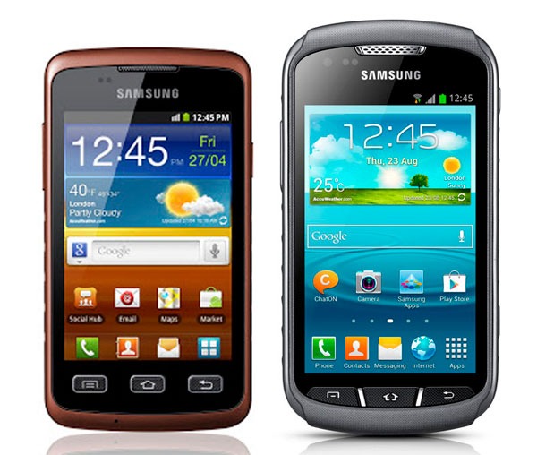 Comparativa, Samsung Galaxy Xcover vs Samsung Galaxy Xcover 2