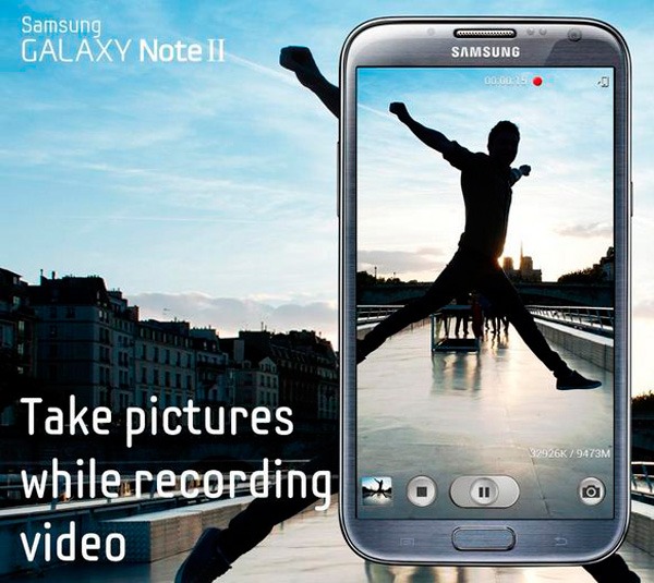 Cómo hacer fotos mientras grabamos vídeo en el Samsung Galaxy Note 2