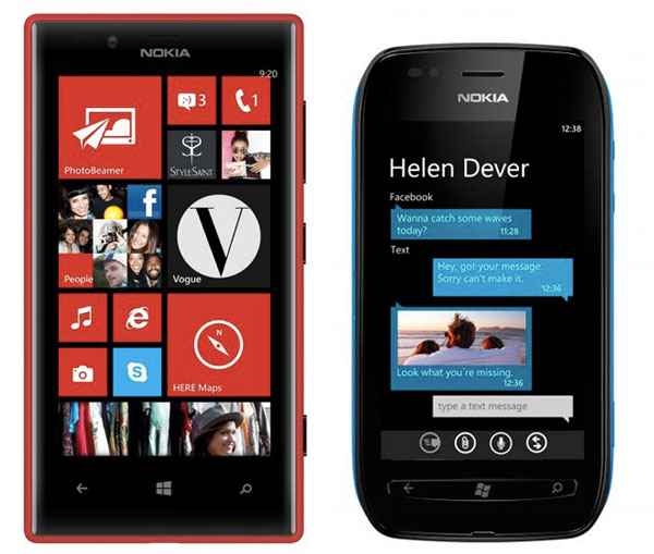 Comparativa Nokia Lumia 720 vs Nokia Lumia 710