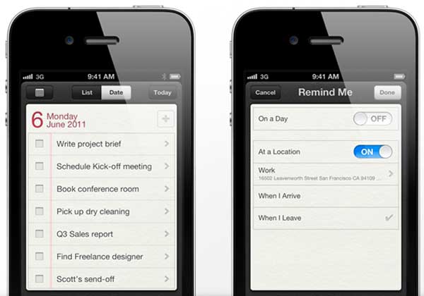 Comparte listas de recordatorios del iPhone o iPad con tus contactos