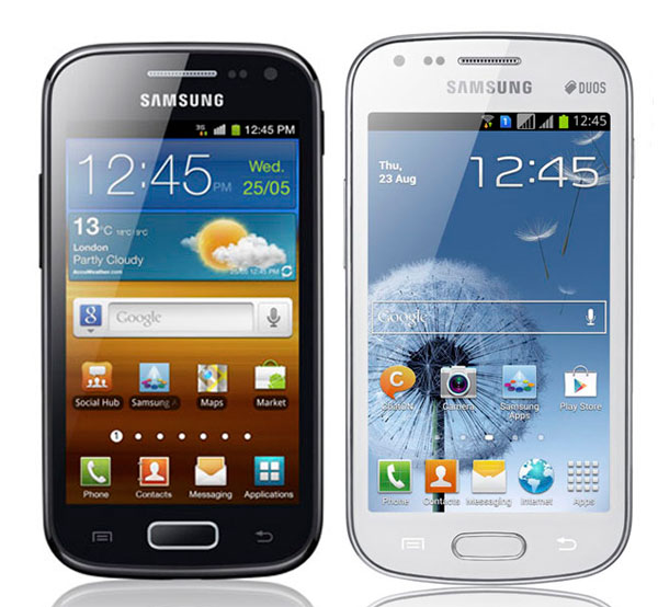 Comparativa Samsung Galaxy S Duos vs Samsung Galaxy Ace 2