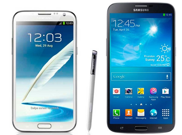 Comparamos la serie Samsung Galaxy Note con los nuevos Galaxy Mega