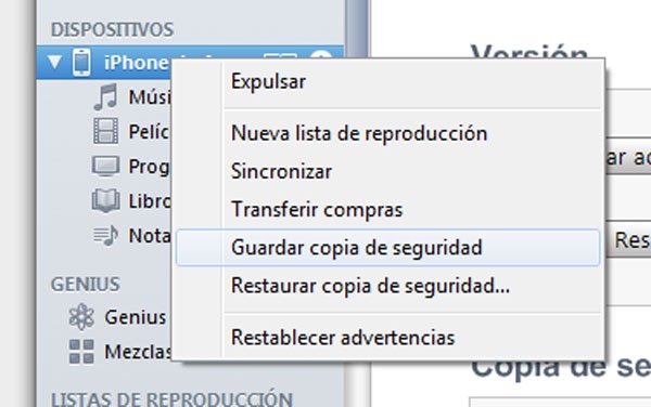 Cómo guardar una copia de seguridad del iPhone, iPad o iPod Touch