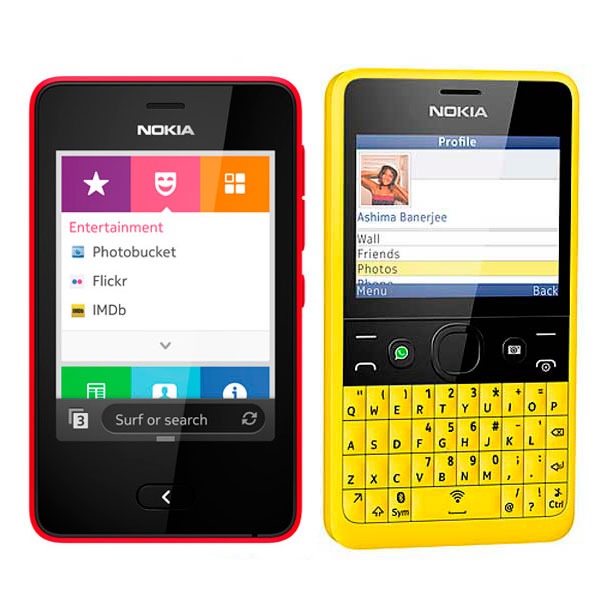 Nokia Asha 501 vs 210