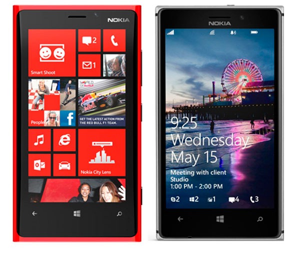 Comparativa Nokia Lumia 925 vs Nokia Lumia 920