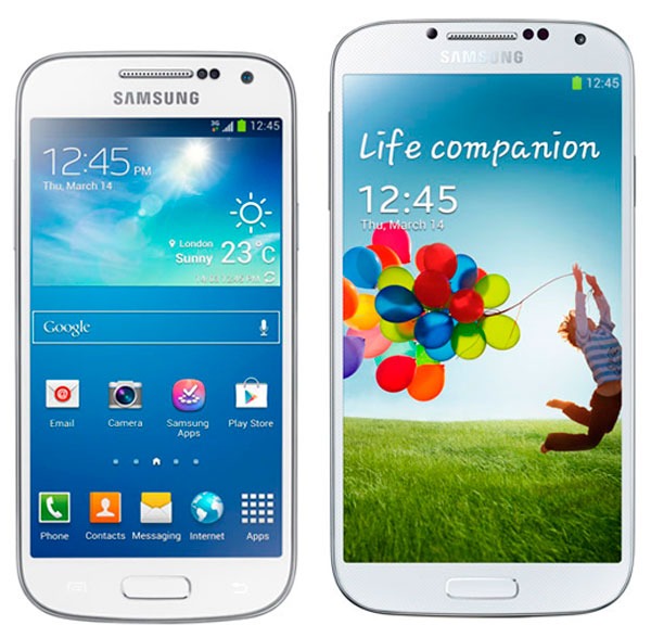 Comparativa Samsung Galaxy S4 Mini vs Samsung Galaxy S4
