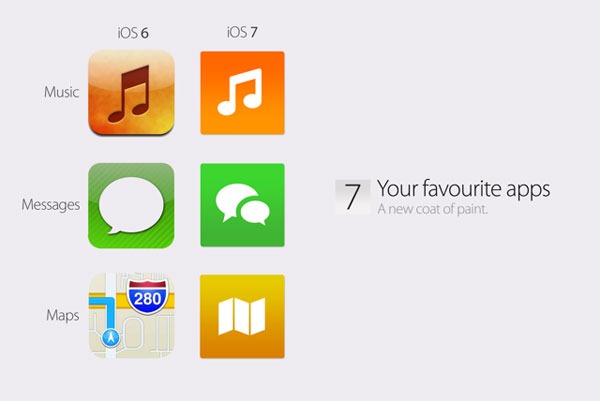 Nuevos detalles sobre el diseño de iOS 7 para iPhone y iPad