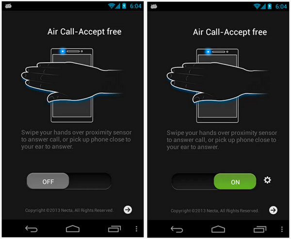 Air Call Accept android