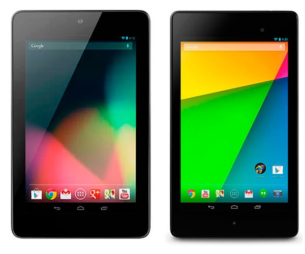 Comparativa Nexus 7 vs Nexus 7 2013