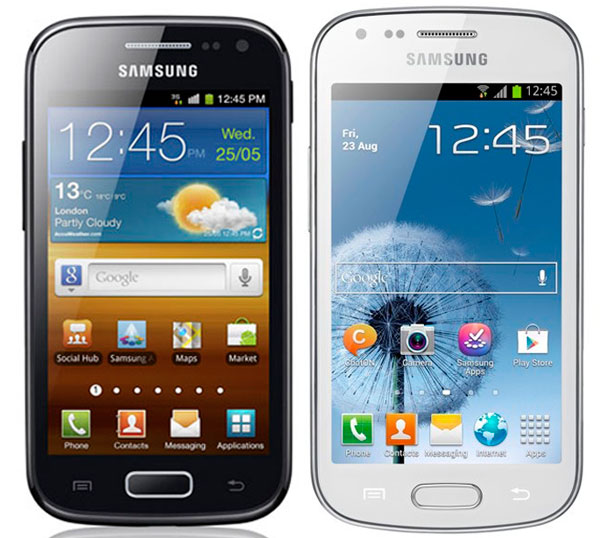 Comparativa Samsung Galaxy Ace 2 vs Samsung Galaxy Trend