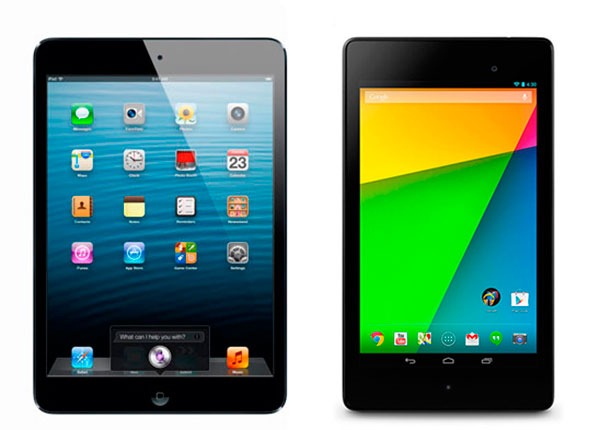 Comparativa iPad mini vs Nexus 7 2013