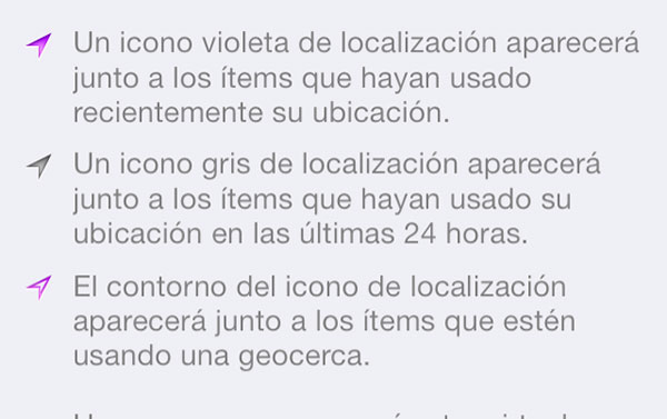 iOS7 privacidad