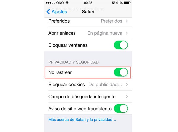 iOS7 privacidad