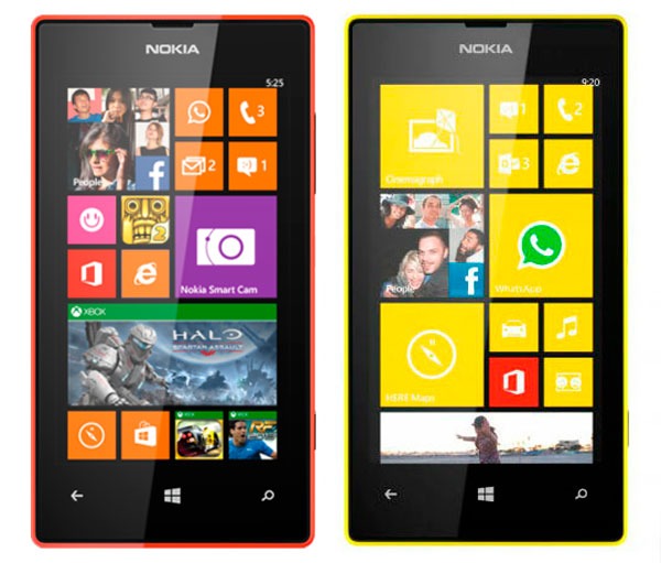 Comparativa Nokia Lumia 525 vs Nokia Lumia 520