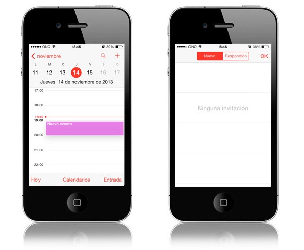 iOS7 calendario